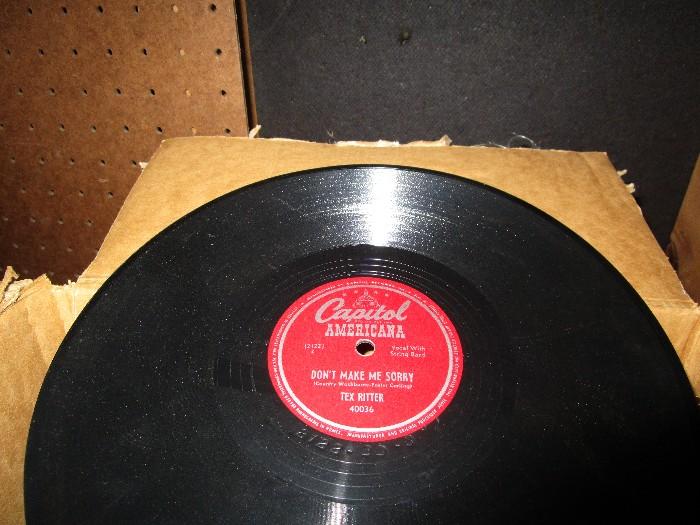 Tex Ritter "Don't Make Me Sorry"  Just one of this collection.