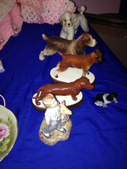Porcelain and Ceramic Animal figurines