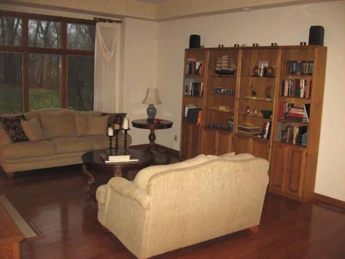 40+ Items of furniture, 4 sections of lighted bookcases