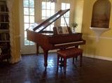 Baby grand piano