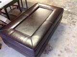 Leather coffee table/ottoman