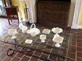 Milk glass collection