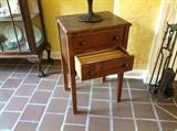 Vintage sewing cabinet