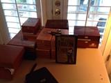 Wood cigar boxes