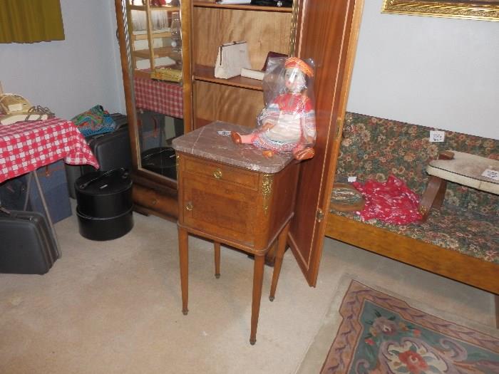 great small marble top table