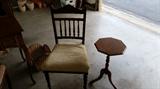 Vintage Chairs and Side Tables