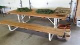 Large Wood/Iron Picnic Table
