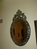 Venetian glass mirror..not old