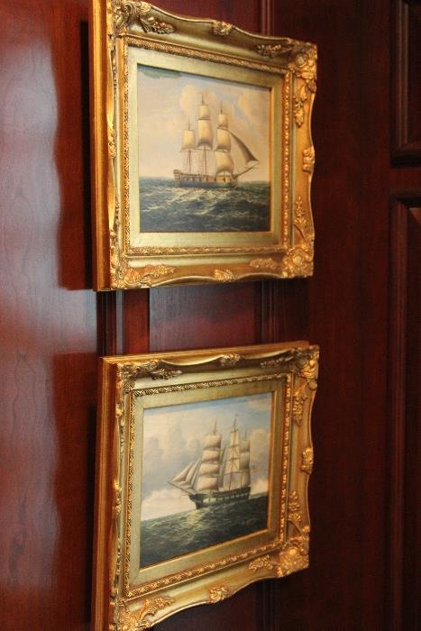 Pair of Sailing Paintings