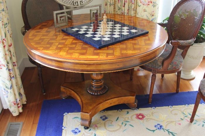 Inlaid Game Table