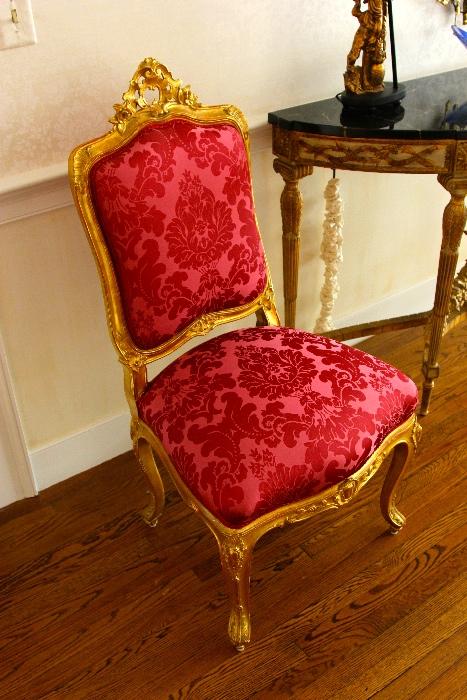 Guilt Gold Side Chairs