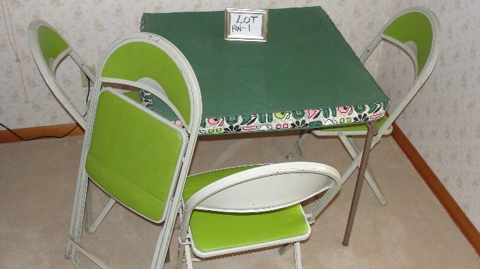 Folding Table and Chairs 