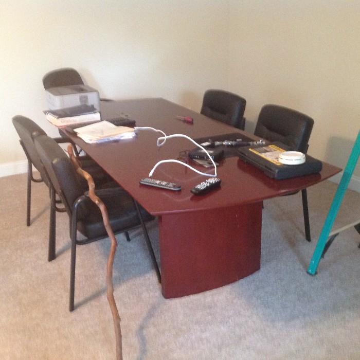 Conference Table - 5 Chairs $ 500.00