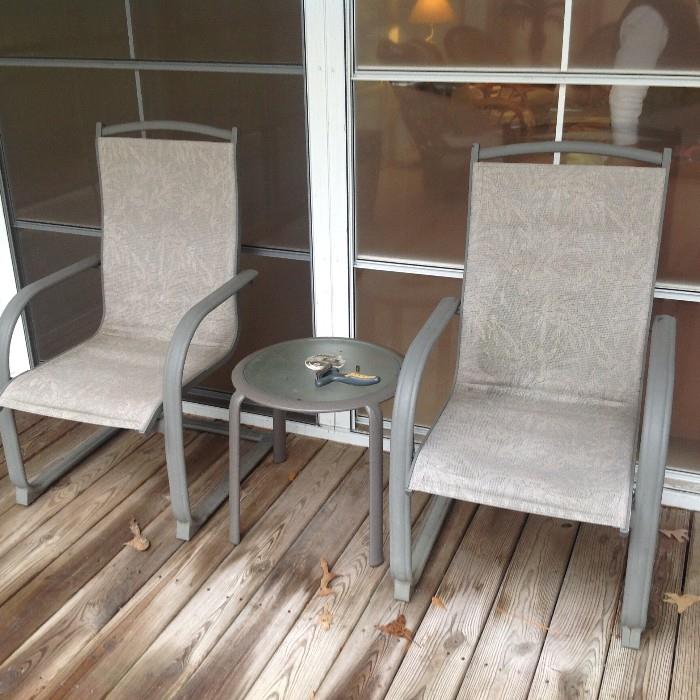 Chairs $ 10.00 each - End Table $ 10.00