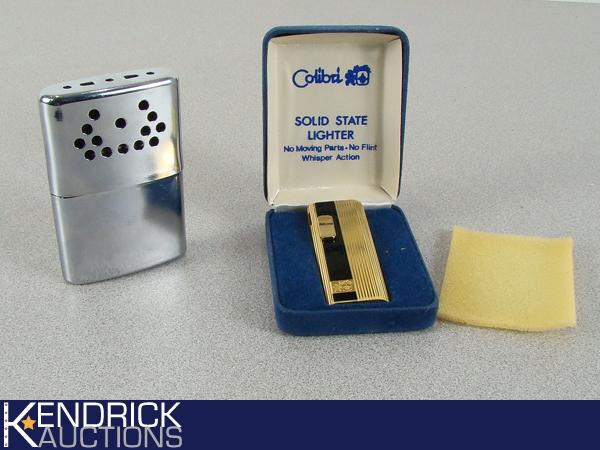 New In Box Vintage Colibri Lighter and Hand Warmer
