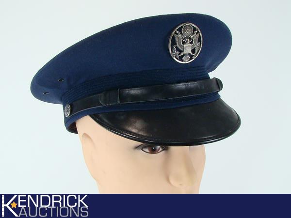Vintage Police Officer Cap with Pin

