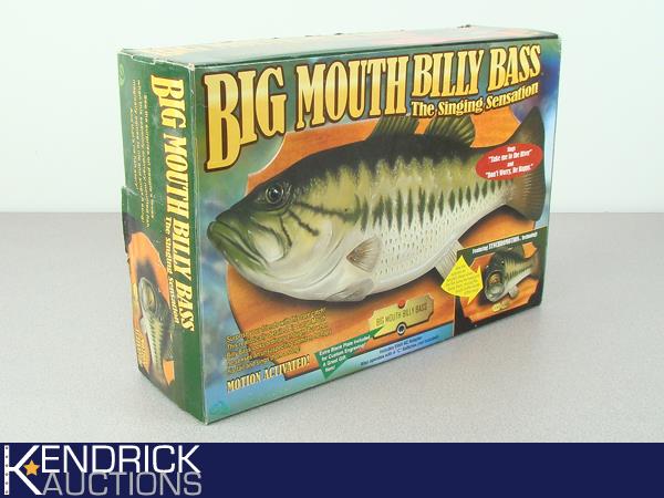 Mint in Box Big Mouth Billy Bass Singing Wall Fish
