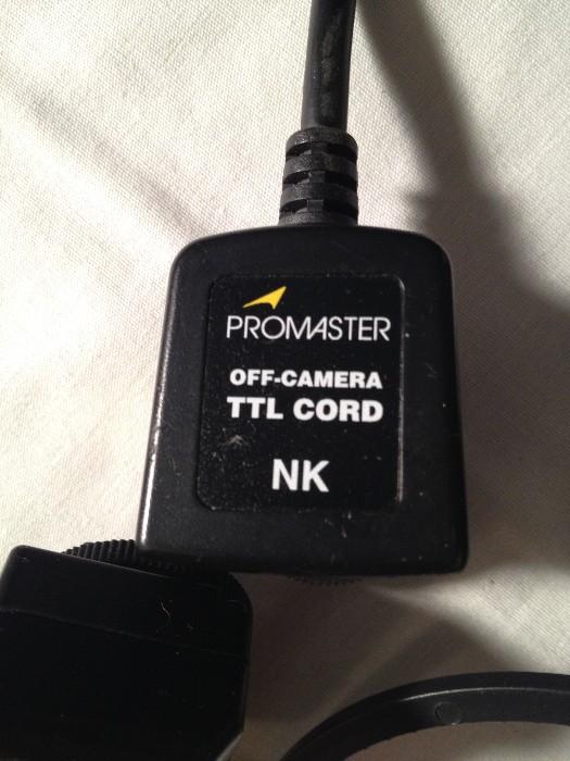 Promaster Off-Camera TTL Cord