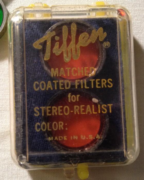 Tiffen Matched Coated Filters for Stereo Realist 