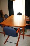 Beautiful fold out ends to seats 10 people Solid Cherry Table
