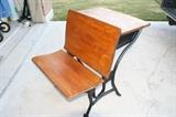 Antique School Desk