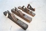 Several sizes of Antique planers 
