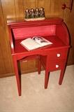 Red Roll Top Child Desk