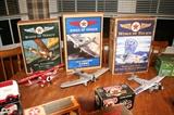 Texaco model planes and trucks
