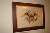 Eagle Needle Point framed