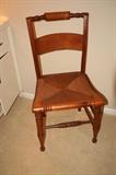 Wicker bottom chair