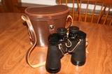 Antique binoculars w/case 