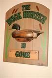 Famous wood duck maker Tom Taber Sign