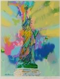 Lot 1180:  NEIMAN, Leroy, (American, 1921-2012): ''Lady Liberty'', Serigraph, Sight size 30'' x 24 1/4'', pencil signed lower right, also signed in the plate, dated '86, framed 41'' x 36''. Est. $800/1200**
CONDITION: Pale toning in the margins, not examined out of the frame, sold as is.