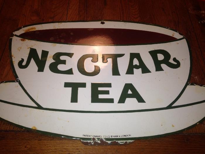 U.K 1930's Nectar Tea Signage