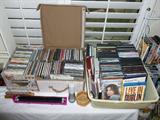 Lots of CD's and DVD's