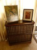 Vintage 1950's Encyclopedia set in bookcase