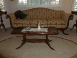 Awesome Vintage sofa and Duncan Phyffe coffee table