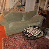 Green Velvet Sleeper Sofa 