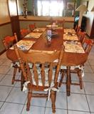 Large Dining Table with 8 Chairs