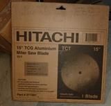 Hitachi 15" TCG Aluminium Miter Saw Blade