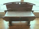 Antique storage bench.
