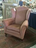 Comfortable wingback armchair