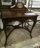 Solid walnut handcarved table - the Louvre collection
