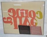 Lot 317:  SISTER MARY CORITA "Come Alive" serigraph Print. Quote. : Dimensions:  H: 30 inches: W: 36 inches --- 