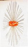 Lot 329:  Enamel Copper Metal Starburst Wall Sculpture. Not marked.: Dimensions:  H: 36 inches: W: 18 inches --- 