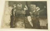 Lot 370:  M. BILLINGSLEY Modernist Dancers engraved Print. Dated 5 '60. Pencil signed & dated. Ed # 11/15. Abstract Images.: Dimensions:  Image Size: H: 12 inches: W: 17.75 inches --- 