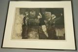 Lot 371:  JAMES COIGNARD Color Intaglio Print. "Space Occupied". Pencil Signed. #28/75: Dimensions:  Image Size: H: 24.75 inches: W: 18.25 inches --- 