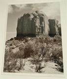 Lot 378:  WILTON PARKE Large Format Photograph. "Monument Valley" Pencil signed & titled. : Dimensions:  Image Size: H: 18.5 inches: W: 14.75 inches --- 