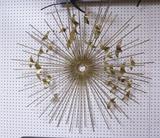 Lot 758:  Birds & Sunburst Metal Wall Sculpture.: Dimensions:  H: 40 inches: W: 40 inches --- 