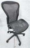 Lot 786:  HERMAN MILLER Aeron Desk Office Chair. : Dimensions:  H: 39.25 inches: W: 22 inches: D: 23 inches --- 